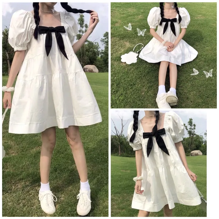 Váy trắng trễ vai bánh bèo công chúa chất đẹp V241 SUTANO - Chân váy |  ThờiTrangNữ.vn