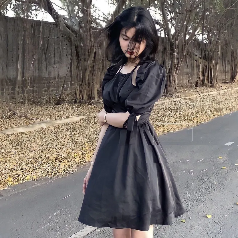Mã FADEP2903 giảm đến 30k đơn từ 99k] Váy Tiểu Thư Xốp Bèo Cổ Phong Cách  Nhật Bản, Đầm Nữ Bánh Bèo Màu Be | Shopee Việt Nam